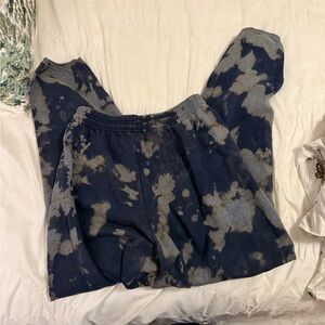 Bleach Tie-Dye Sweatpants